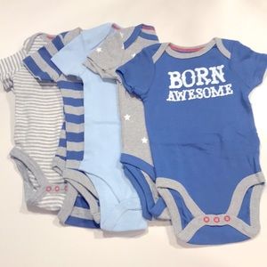 Cat & Jack 5 piece 0-3 months onesies